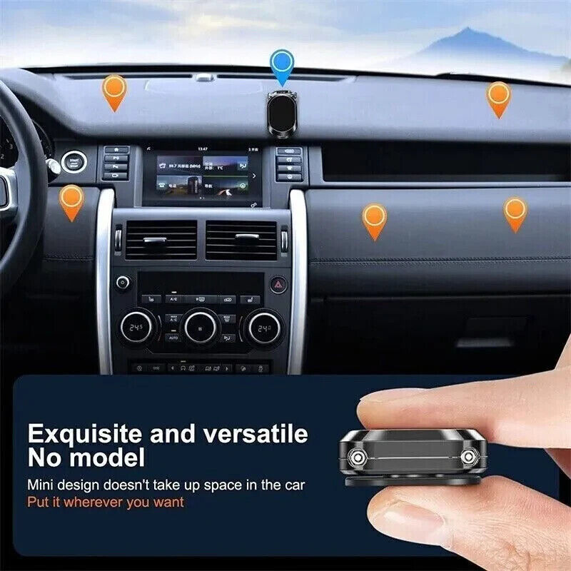 Supporto Magnetico Auto per Smartphone Pieghevole Rotante 360°