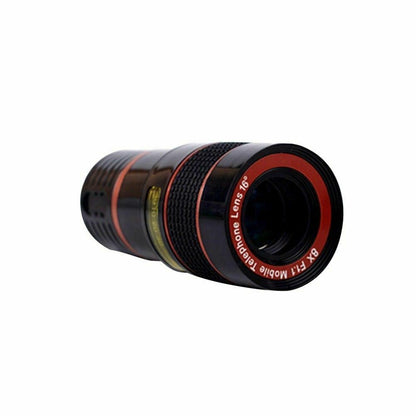 Lente Telescopica 8X Clip-On per Smartphone con Zoom Ottico HD