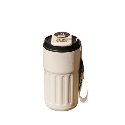 Borraccia Termica Smart Digitale 450ml - Bottiglia Acciaio Inox con Display Temperatura