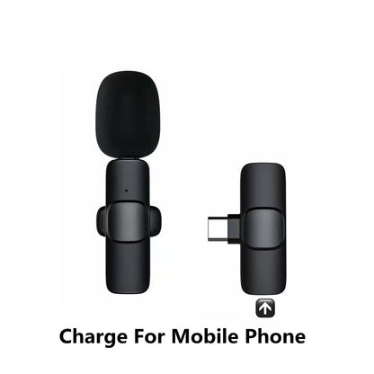 Microfono Wireless Lavalier per iPhone e Android - Audio Professionale