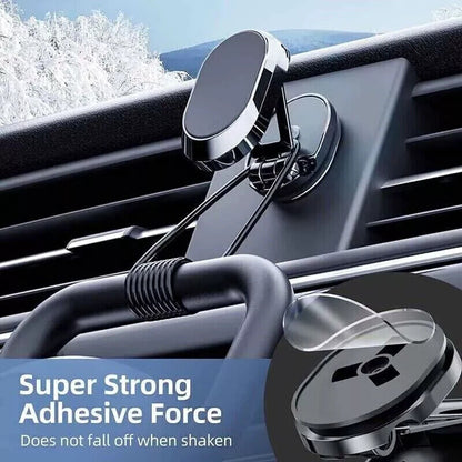 Supporto Magnetico Auto per Smartphone Pieghevole Rotante 360°