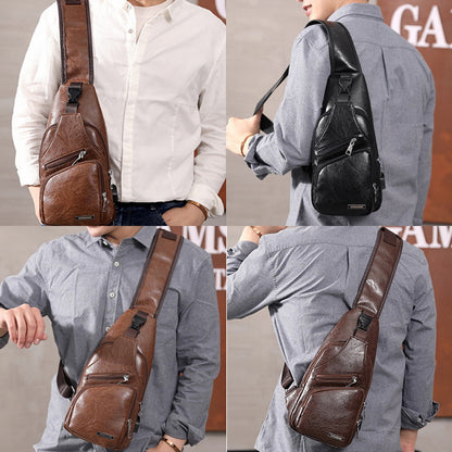 Borsa a Tracolla USB Uomo con Ricarica - Zaino Messenger Antifurto