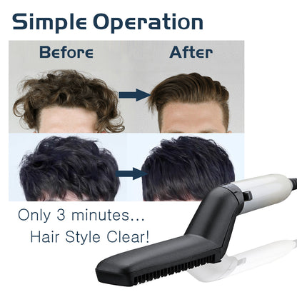 Spazzola Lisciante Elettrica Professionale per Capelli e Barba
