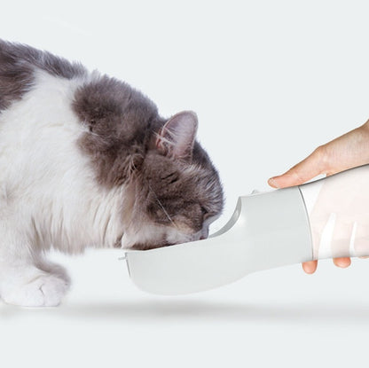 Dispenser Acqua Portatile per Cani 2in1 - Borraccia Viaggio con Contenitore Cibo