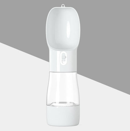 Dispenser Acqua Portatile per Cani 2in1 - Borraccia Viaggio con Contenitore Cibo