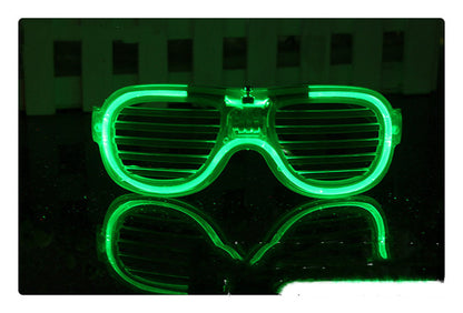 Occhiali LED Luminosi con Luci Colorate - Accessorio Festa Party Halloween Natale
