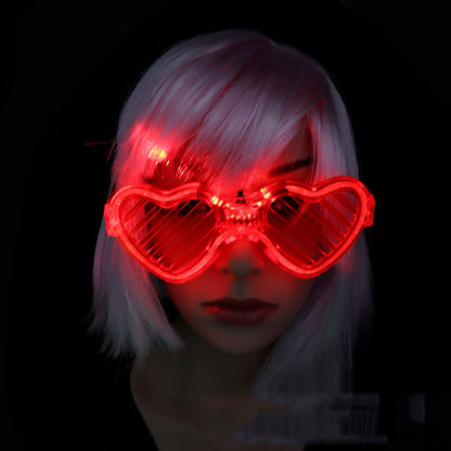 Occhiali LED Luminosi con Luci Colorate - Accessorio Festa Party Halloween Natale