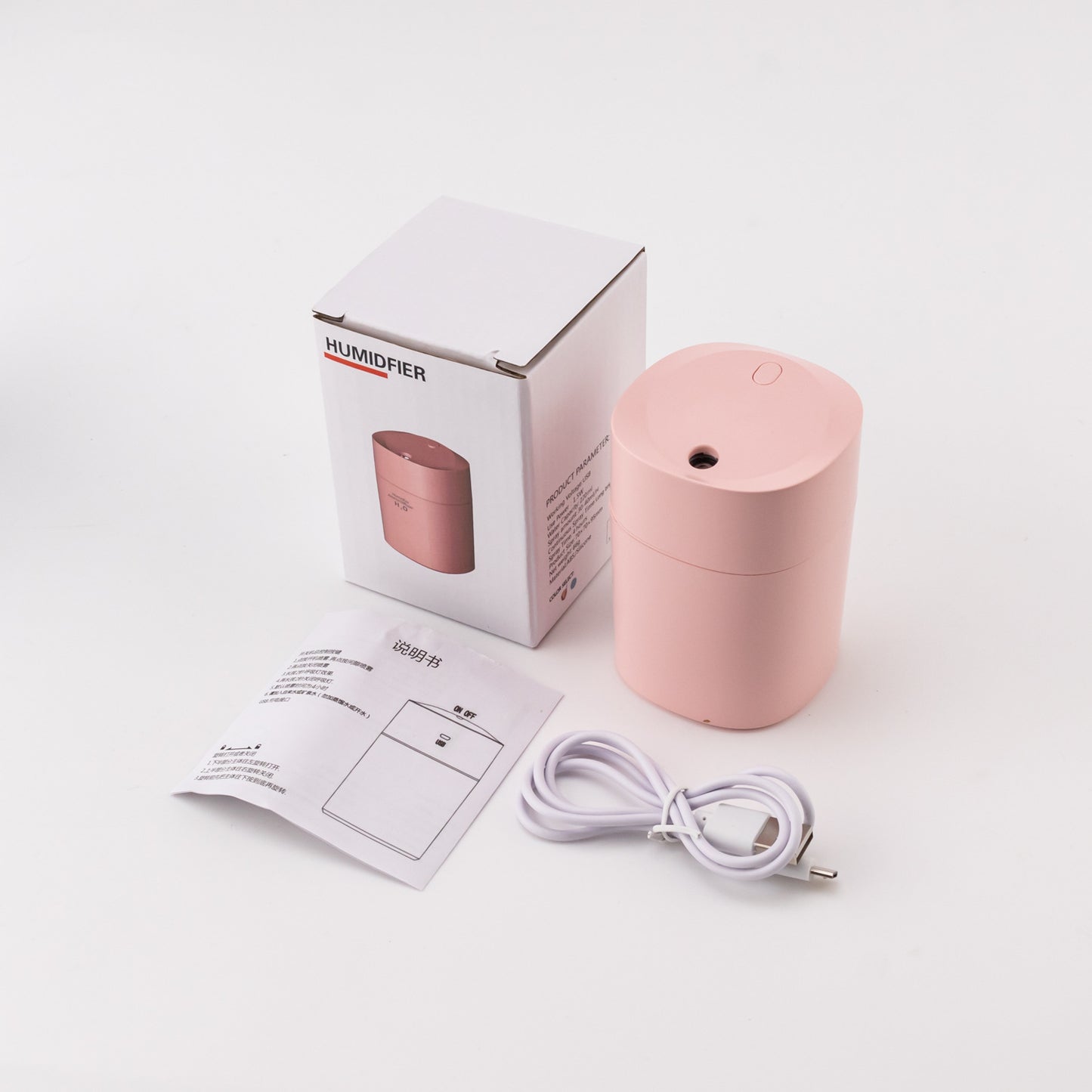 Mini Umidificatore con Luce LED Notturna USB