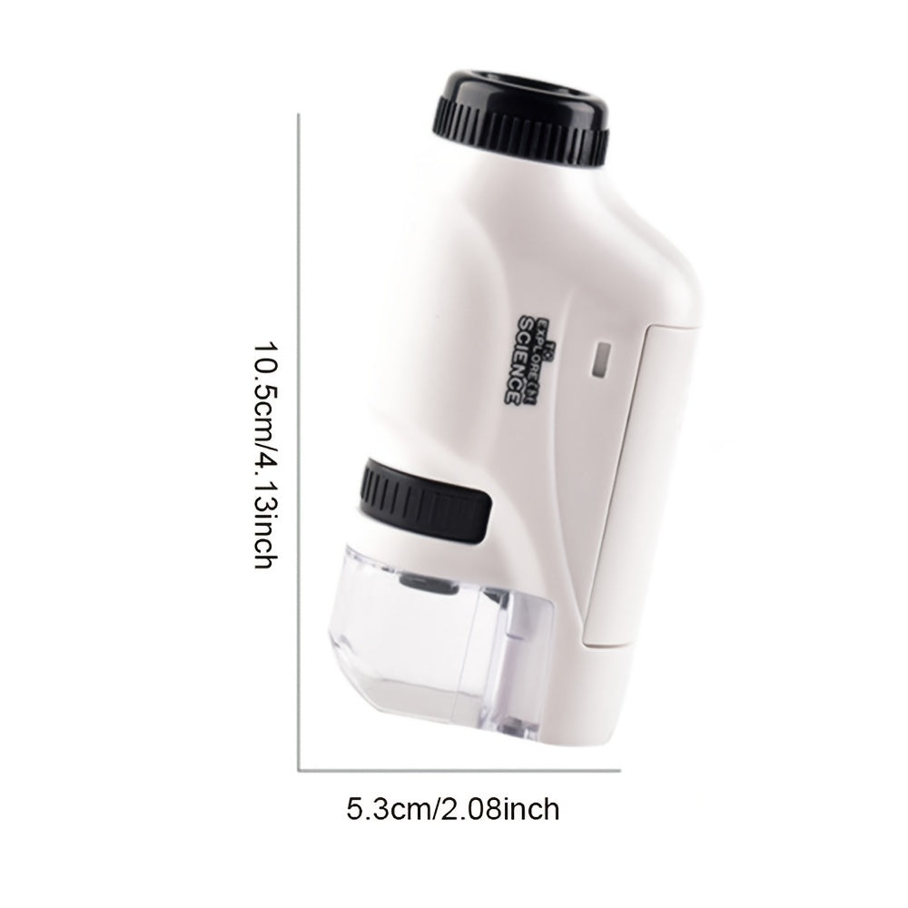 Microscopio Tascabile per Bambini con Luce LED 60X-120X