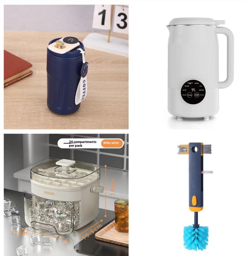 Borraccia Termica Smart Digitale 450ml - Bottiglia Acciaio Inox con Display Temperatura