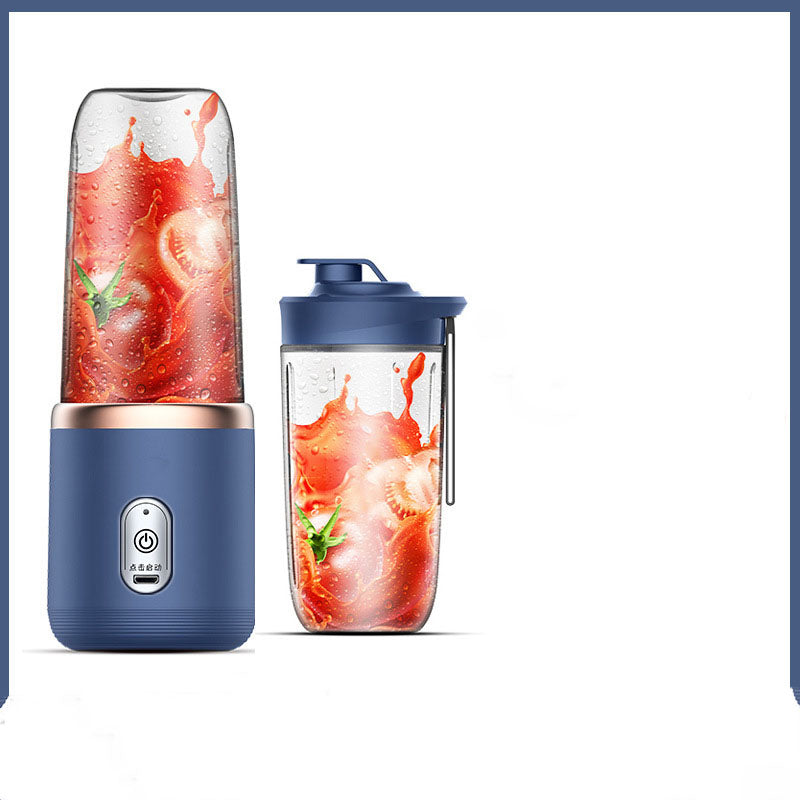 Frullatore Portatile 6 Lame con Ricarica USB - Mini Blender per Smoothie e Frullati 400ml