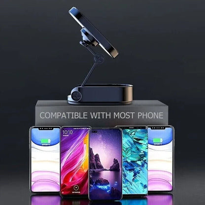Supporto Magnetico Auto per Smartphone Pieghevole Rotante 360°
