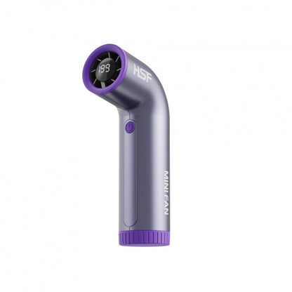 Ventilatore Portatile Turbo USB Ricaricabile con Display Digitale