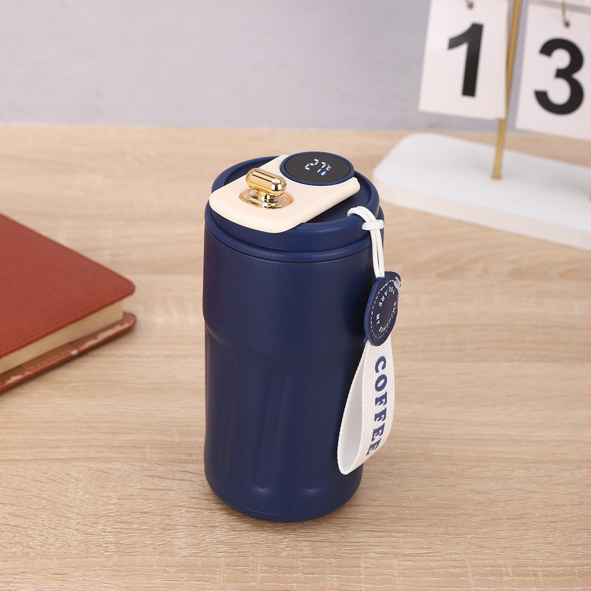 Borraccia Termica Smart Digitale 450ml - Bottiglia Acciaio Inox con Display Temperatura