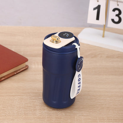 Borraccia Termica Smart Digitale 450ml - Bottiglia Acciaio Inox con Display Temperatura