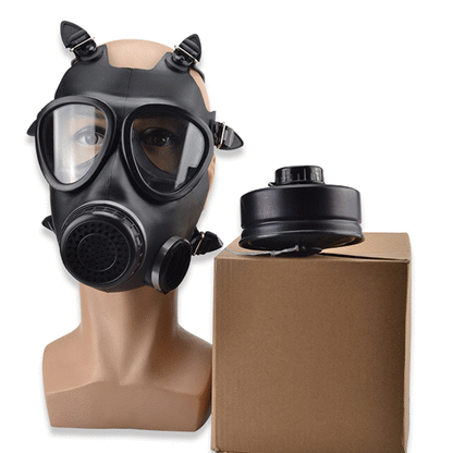 Maschera Antigas Militare FM-05 Professionale - Kit Completo con Filtro a Carbone Attivo