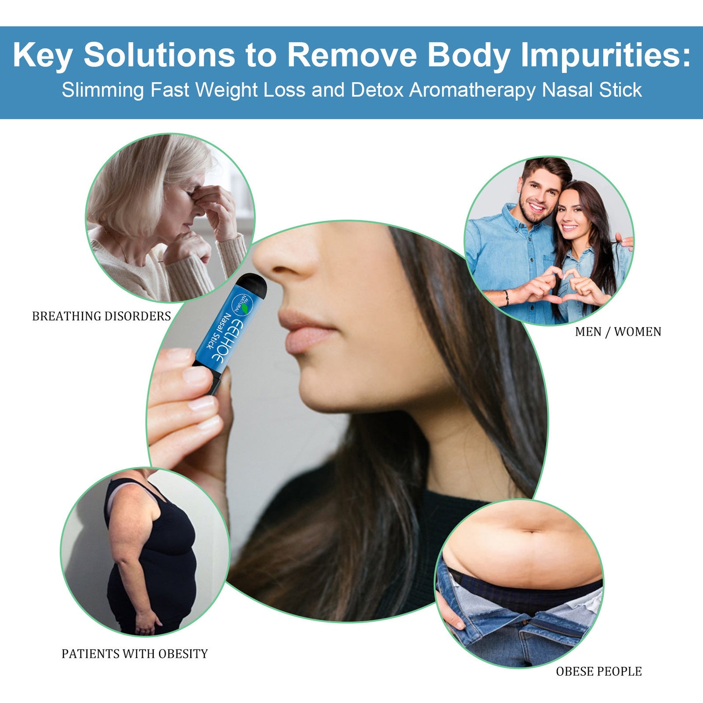 Applicatore Nasale Dimagrante Rinfrescante - Accessorio Benessere