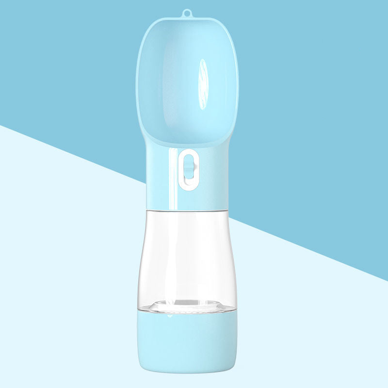 Dispenser Acqua Portatile per Cani 2in1 - Borraccia Viaggio con Contenitore Cibo