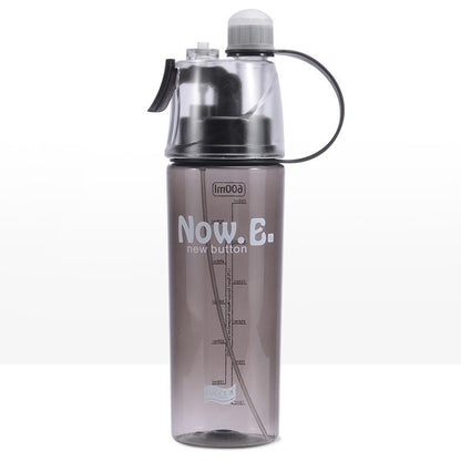 Borraccia Spray Nebulizzatore Sport - Bottiglia Acqua con Vaporizzatore