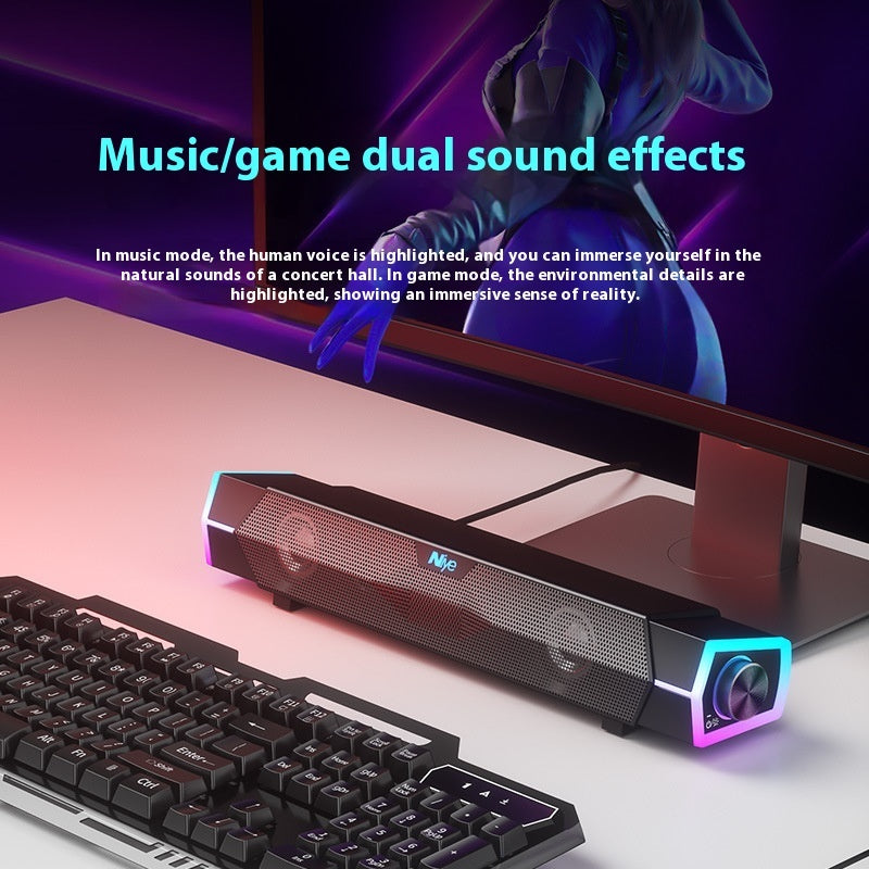 Speaker Bluetooth Doppio con Subwoofer - Audio Surround Qualità Cinema per PC