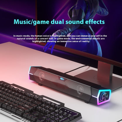 Speaker Bluetooth Doppio con Subwoofer - Audio Surround Qualità Cinema per PC