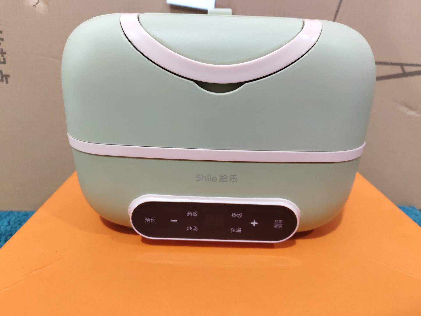 Lunch Box Elettrico Riscaldante Doppio Strato - Porta Pranzo Termico