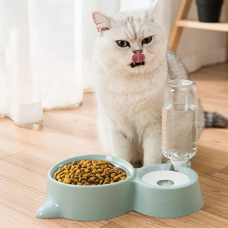 Ciotola Automatica per Cani e Gatti - Fontana Acqua con Dispenser Antigravità