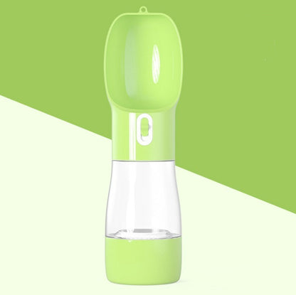 Dispenser Acqua Portatile per Cani 2in1 - Borraccia Viaggio con Contenitore Cibo