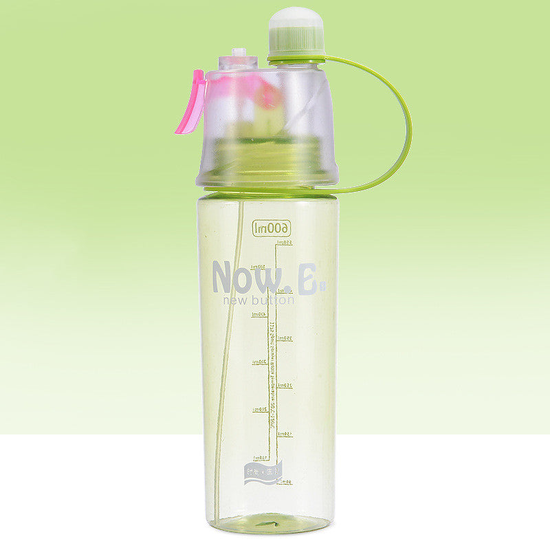 Borraccia Spray Nebulizzatore Sport - Bottiglia Acqua con Vaporizzatore