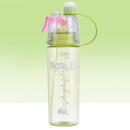 Borraccia Spray Nebulizzatore Sport - Bottiglia Acqua con Vaporizzatore