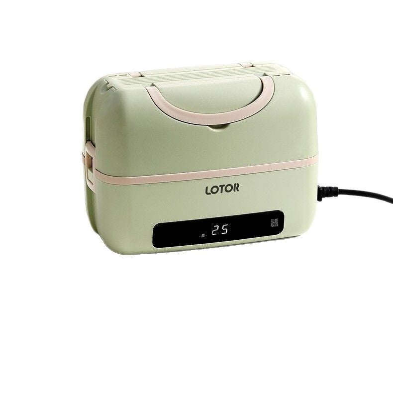 Lunch Box Elettrico Riscaldante Doppio Strato - Porta Pranzo Termico