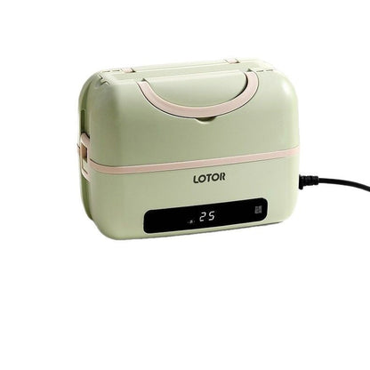 Lunch Box Elettrico Riscaldante Doppio Strato - Porta Pranzo Termico