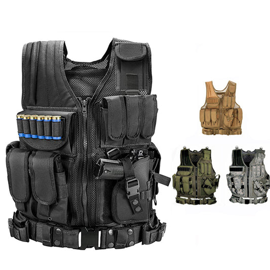 Gilet Tattico Militare Molle - Vest Combat Army Airsoft