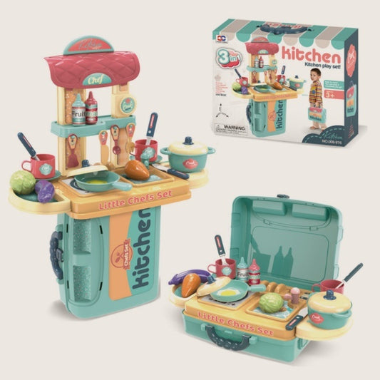 Set Giochi di Ruolo per Bambini - Cucina Dottore Trucco Attrezzi