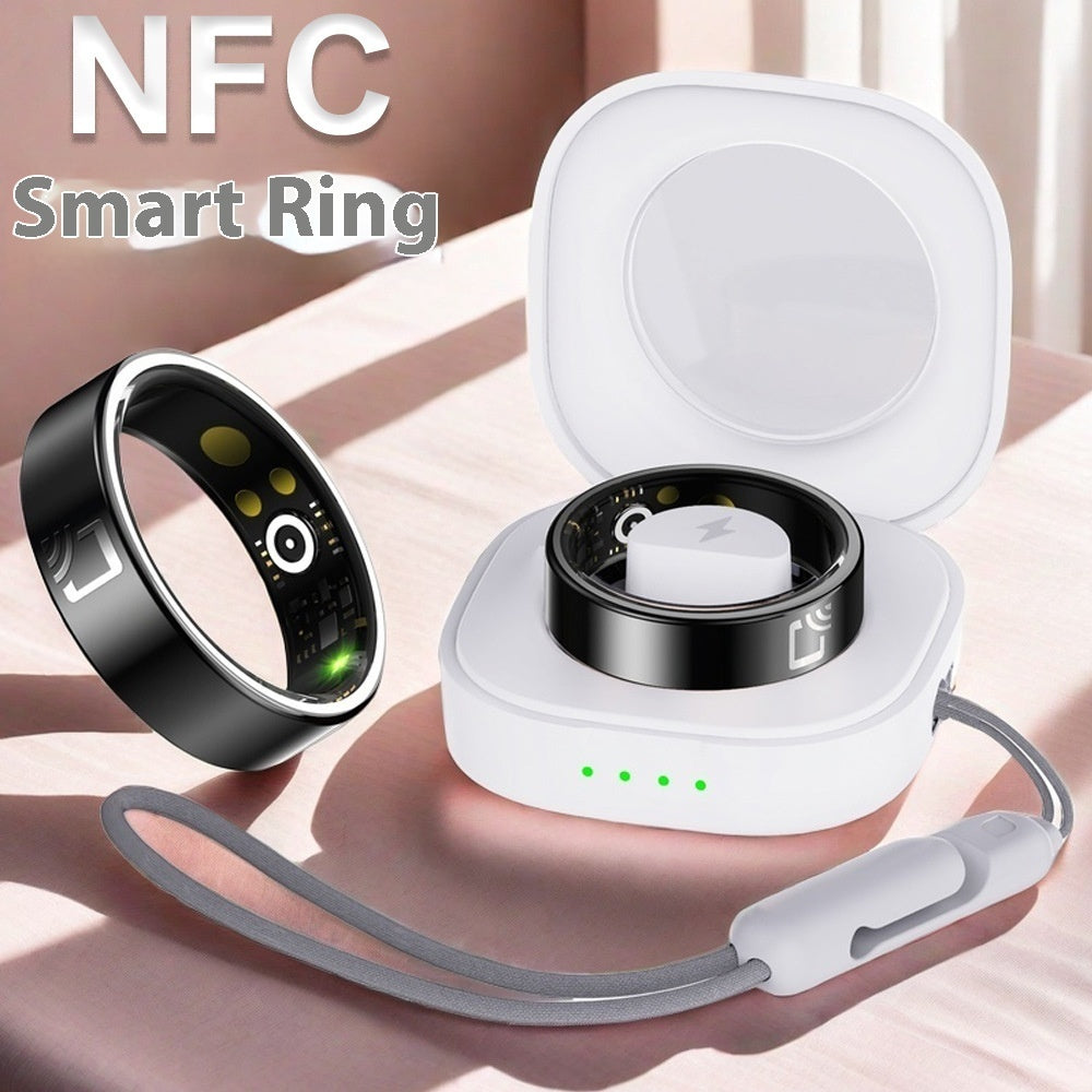 Smart Ring NFC con Monitoraggio Salute Completo
