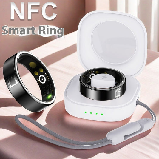 Smart Ring NFC con Monitoraggio Salute Completo
