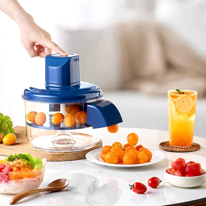 Sbuccia Frutta e Verdura Elettrico - Pela Uva, Pomodorini, Aglio, Cipolle Ricaricabile USB