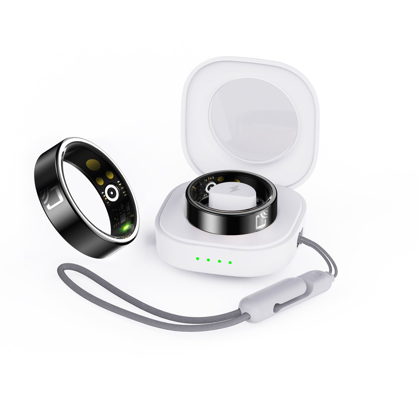 Smart Ring NFC con Monitoraggio Salute Completo