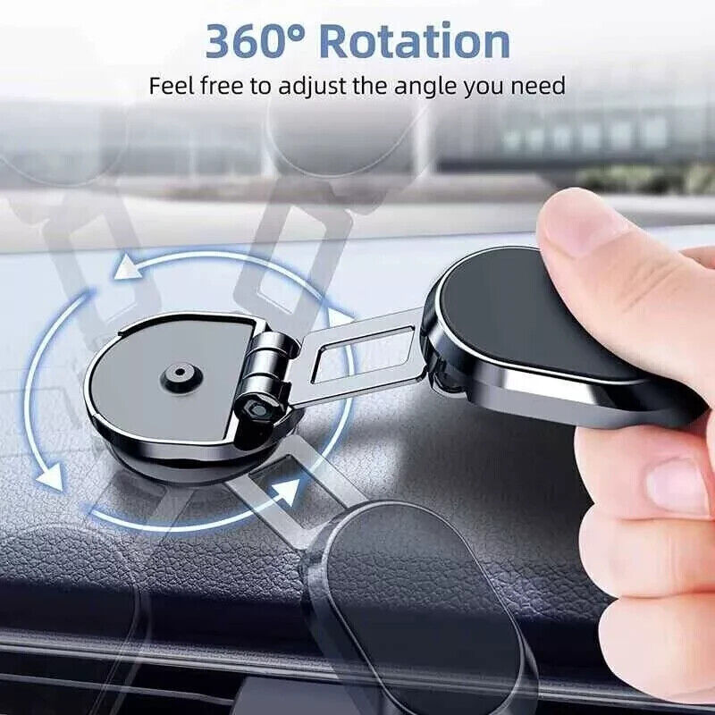 Supporto Magnetico Auto per Smartphone Pieghevole Rotante 360°