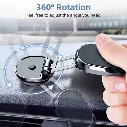 Supporto Magnetico Auto per Smartphone Pieghevole Rotante 360°