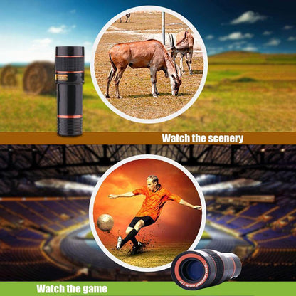 Lente Telescopica 8X Clip-On per Smartphone con Zoom Ottico HD