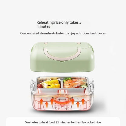 Lunch Box Elettrico Riscaldante Doppio Strato - Porta Pranzo Termico