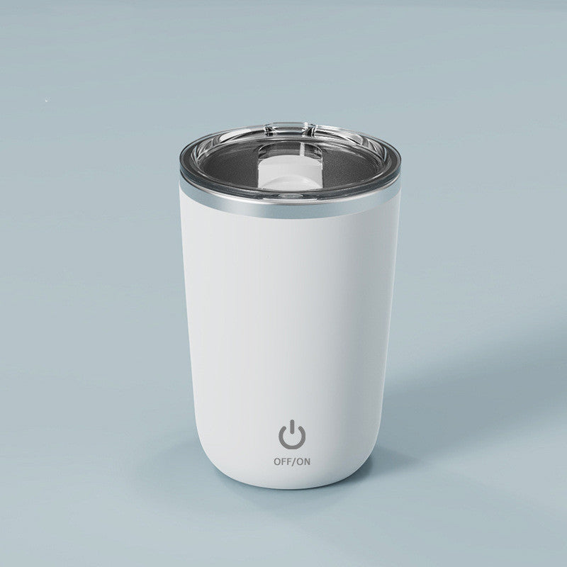 Tazza Termica Automatica | Miscelatore Magnetico USB Type-C, in Acciaio Inox,Ideale per Caffè,Latte e Integratori.