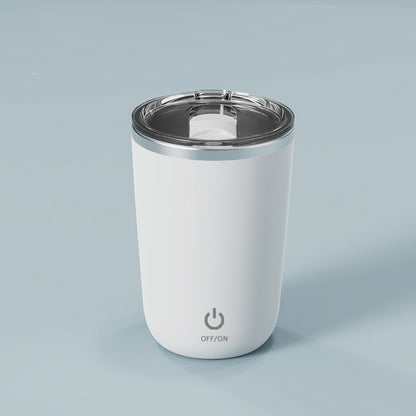 Tazza Termica Automatica | Miscelatore Magnetico USB Type-C, in Acciaio Inox,Ideale per Caffè,Latte e Integratori.
