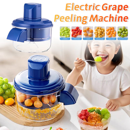Sbuccia Frutta e Verdura Elettrico - Pela Uva, Pomodorini, Aglio, Cipolle Ricaricabile USB