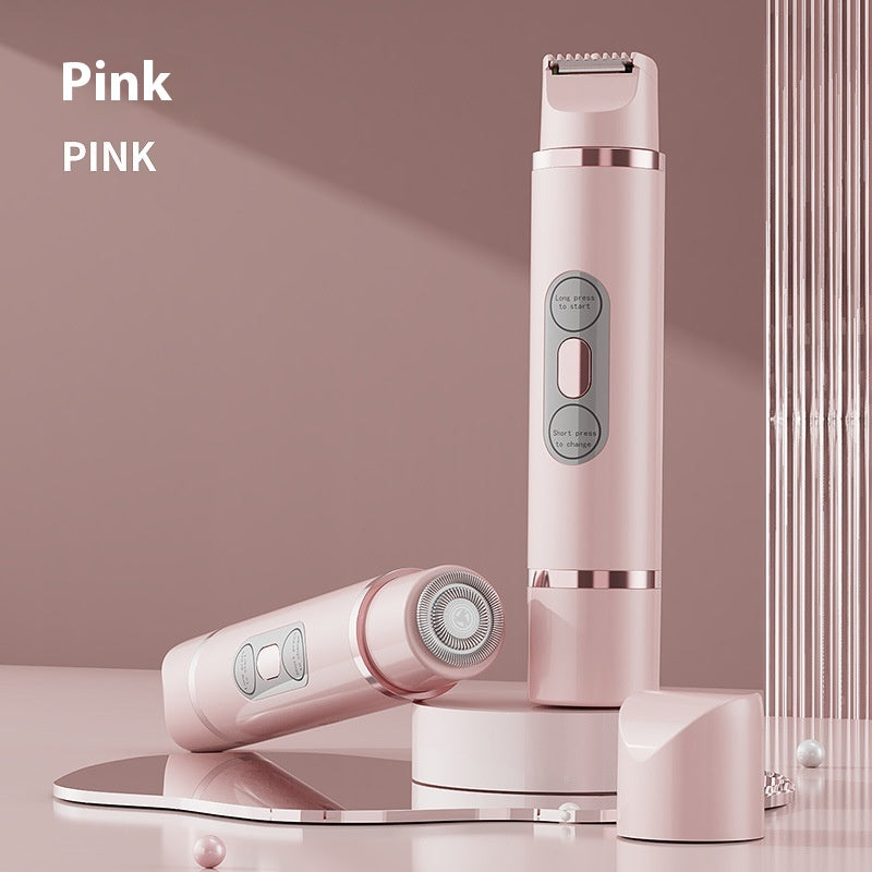 Rasoio Elettrico Donna Doppia Testina Indolore - Epilatore USB Ricaricabile