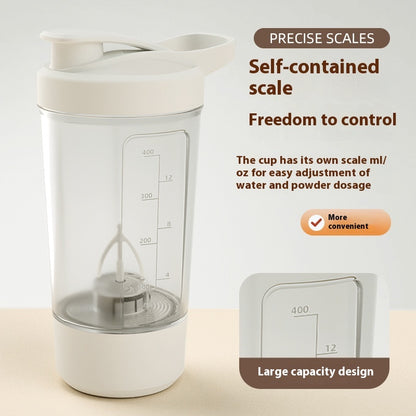 Shaker Elettrico Proteico 400ML Ricaricabile - Frullatore Automatico USB per Palestra