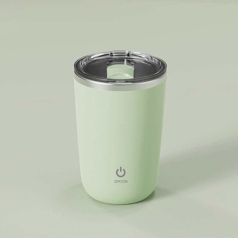 Tazza Termica Automatica | Miscelatore Magnetico USB Type-C, in Acciaio Inox,Ideale per Caffè,Latte e Integratori.
