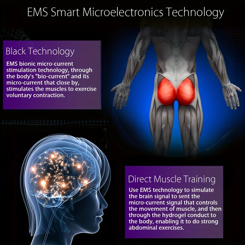 Elettrostimolatore Glutei EMS - Tonificazione Muscolare Portatile