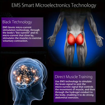 Elettrostimolatore Glutei EMS - Tonificazione Muscolare Portatile